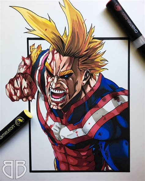 Allmight My Hero Academia Sketches Get Ready For Some Intense