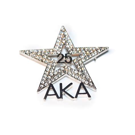 25 Silver Star Aka Silver Stars Silver Alpha Kappa Alpha Necklace