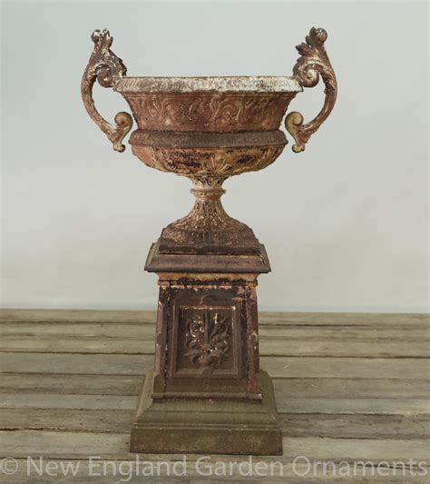 We will contact you as soon as this product is available. Victorian Cast Iron Urn And Pedestal - New England Garden ...