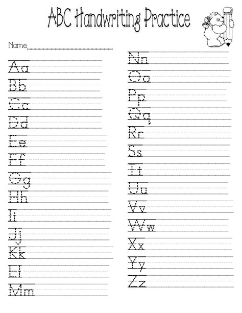 Perfect for children just starting their handwriting journey. handwriting practice.pdf | Alphabet writing practice, Kids ...