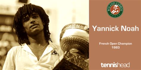 Questa pagina è stata modificata per l'ultima volta l'11 mar 2021 alle 23:06. Roland Garros Royalty: Yannick Noah, 1983 French Open champion