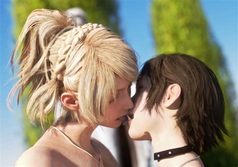 Rule 34 3d Blonde Hair Brown Hair Final Fantasy Final Fantasy Xv Iris