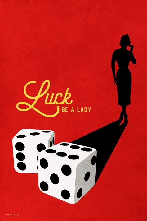 Luck Be A Lady Poster Lady Luck Frank Sinatra Poster Etsy