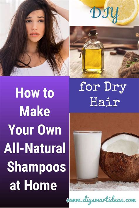 Best Homemade All Natural Shampoo Recipes For Dry Hair Natural