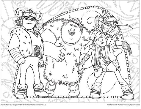 Dragon Riders Of Berk Coloring Pages Sketch Coloring Page