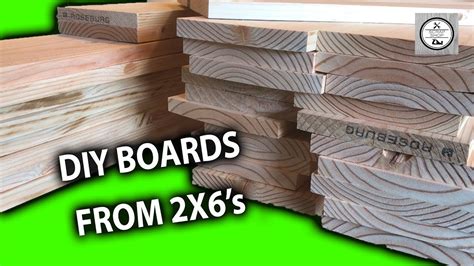 Diy Boards From 2x6s Youtube