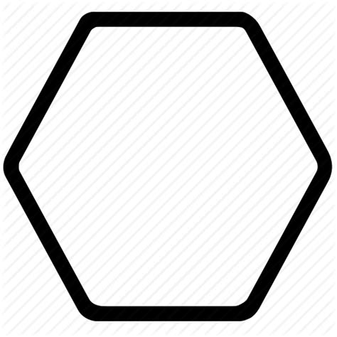Hexagon clipart shape outline, Hexagon shape outline ...