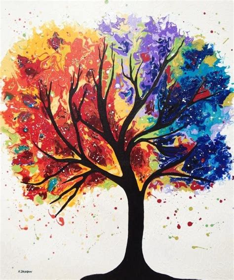 40 Beautiful Tree Paintings For Your Inspiration Harunmudak