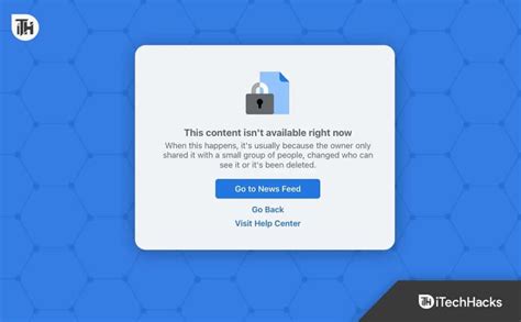 7 Ways To Fix Facebook This Content Isnt Available Right Now Error
