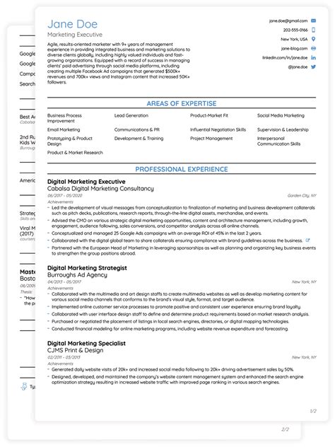 Curriculum Vitae Cv Format Templates Tips For 2023 Riset