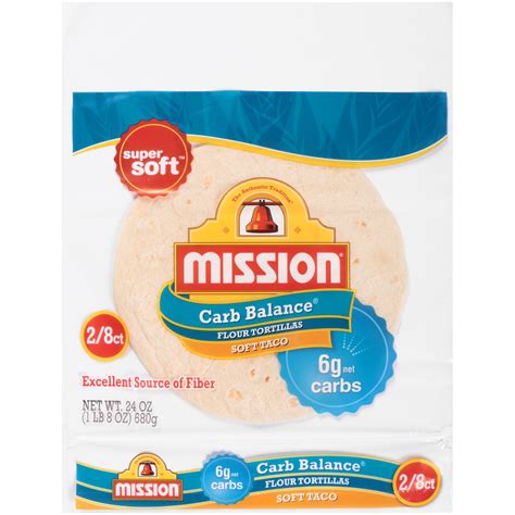 Mission® Carb Balance® Soft Taco Flour Tortillas 2 8 Ct Packs Walmart
