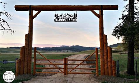 Home Ranch Signs Gates And Custom Metal Art By Big Creek Metal