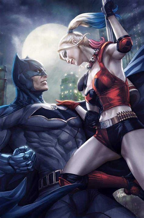 Batman And Harley Quinn By Stanley Lau