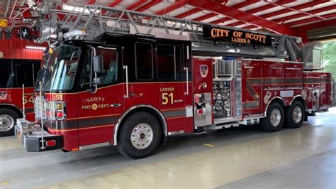 Scott Fire Dept Unveils New Ladder Truck