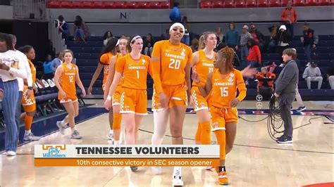 Lady Vols Basketball Highlights Of 75 67 Win Over Auburn Youtube