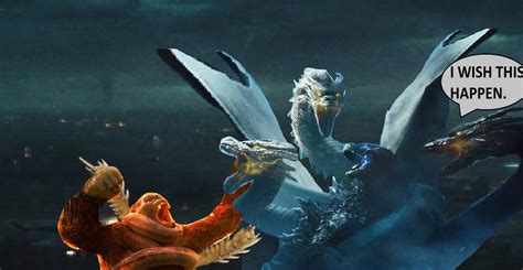 Godzilla And Kong Vs King Ghidorah By Mnstrfrc On Deviantart