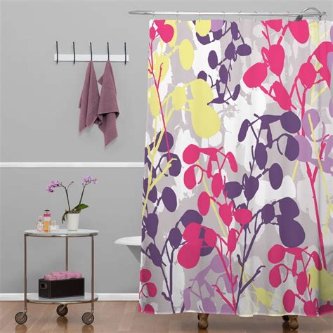 Deny Designs Rachael Taylor Textured Honesty Shower Curtain Floral
