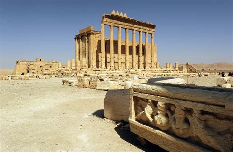 Destruction Du Temple De Bêl Palmyre Syrie