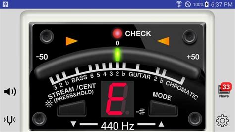 Tune your acoustic, electric or bass guitar, select from standard tuning, 12 alternate tunings or customize your own! 10 best guitar tuner apps for Android! - Android Authority