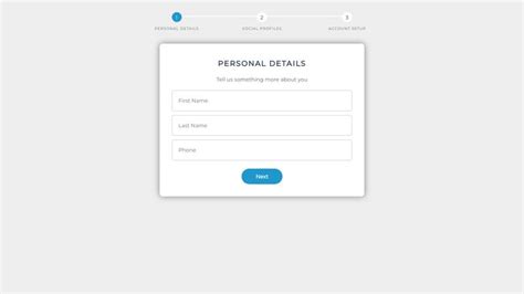 Bootstrap Multi Step Form