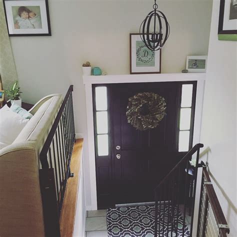 Best split foyer remodel designs ideas decors. First Blog Post Ever | Split level entryway, Globe lights ...