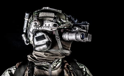 Soldier Wearing Night Vision Goggles Photograph By Oleg Zabielin Fine