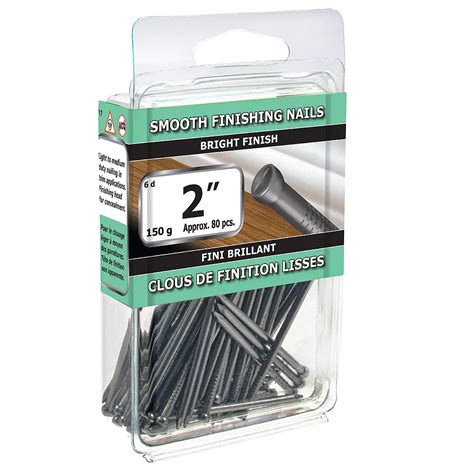 Paulin 2 Inch 6d Smooth Finishing Nails Bright Finish 150g Approx