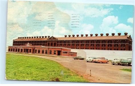 Kilby Prison Montgomery Alabama 1960s 1965 Old Cars Vintage Postcard