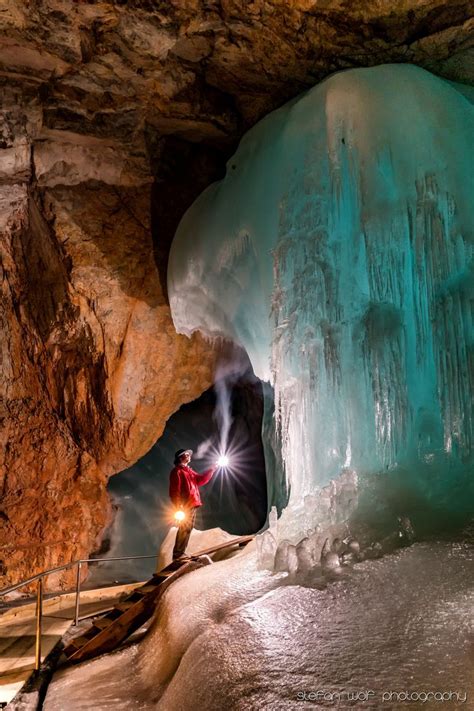 Worlds Largest Ice Cave Eisriesenwelt Not Far From Salzburg In Austria