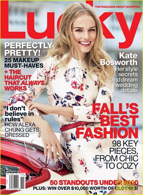 Kate Bosworth Covers Lucky November 2013 Photo 2968398 Kate