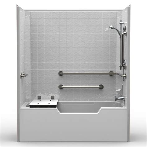 Ada tubs are designed and configured to make bathing safer and more comfortable for people with disabilities and to make your project ada compliant. CTS6032 ADA compliant tub shower. Single piece for new ...
