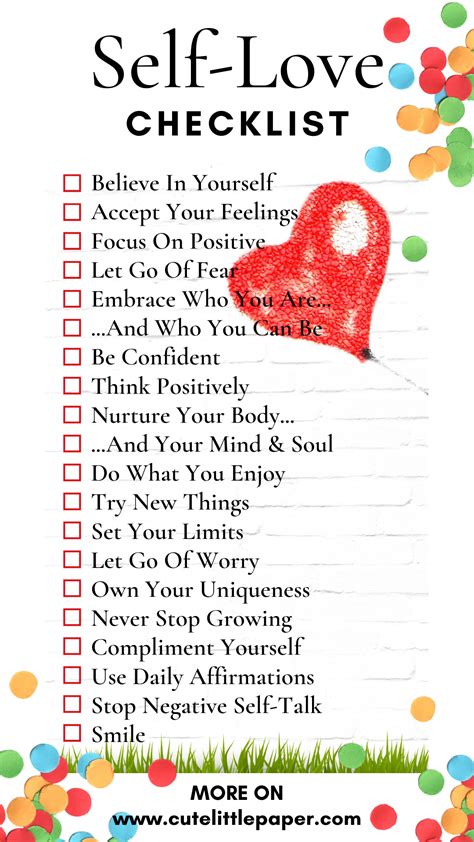 20 Ways To Love Yourself Enjoy Life Cute Little Paper Self Love
