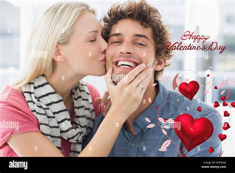 Woman Kissing Man Hi Res Stock Photography And Images Alamy