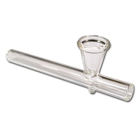 15cm Glass Pipe | V Bowl | GP3 | ** 1 x SINGLE PIPE ** - Glass Pipes gambar png