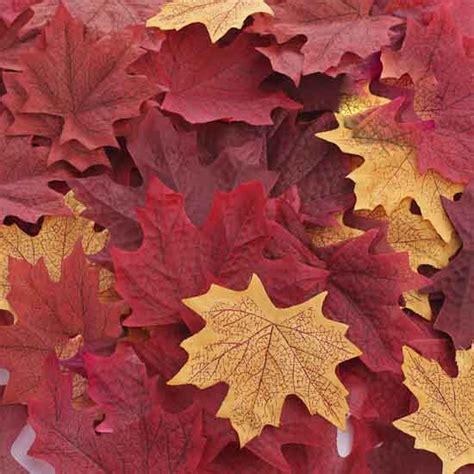 Assorted Artificial Maple Leaves Fall Florals Floral Supplies