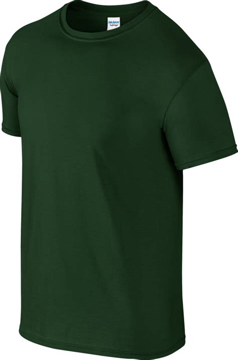 Softstyle T Shirt Forest Green For Embroidery And Printing Gildan