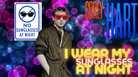 corey hart sunglasses at night cover youtube