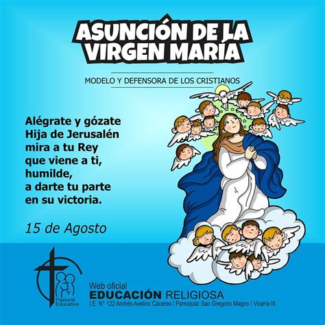Imagenes Religiosas Asunción De La Virgen María 15 Agosto