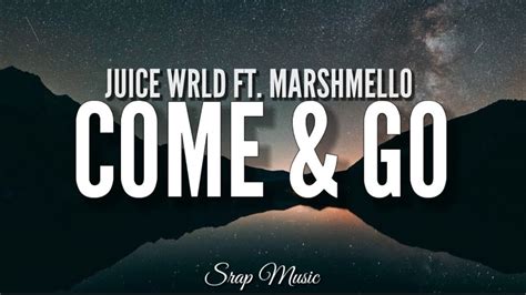 Juice Wrld Ft Marshmello Come And Go Lyrics Youtube