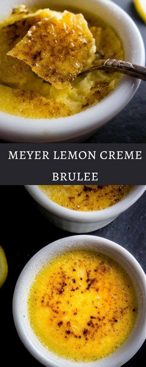 How To Make Creme Brulee With Lemon Recipe Creme Brulee French Desserts Easy Lemon Desserts