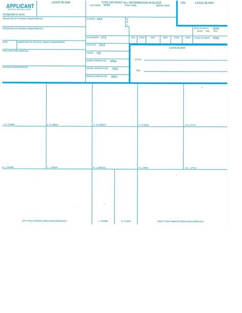 This format demands the fbi format for blackmail, which, of course, is present in this article and the fake fbi warning message. FBI Fingerprint Cards, Form FD-258, 3 pack - Secureone ...