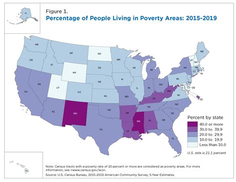 Fewer People Living In Poverty Areas In 2015 2019