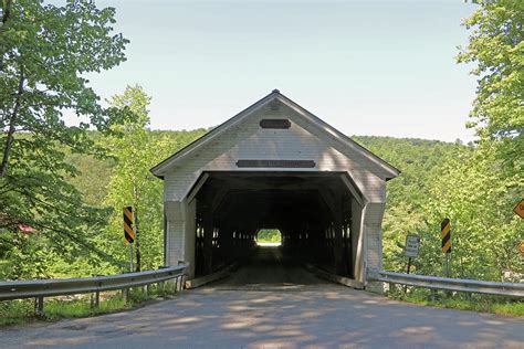 Dummerston Covered Bridge Front View Photograph By Gerald Mitchell