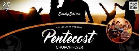 Pentecost Church Psd Flyer Template 24417 Styleflyers