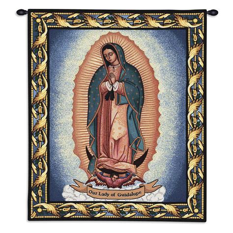 Our Lady of Guadalupe by Juan Diego | Woven Tapestry Wall Art Hanging