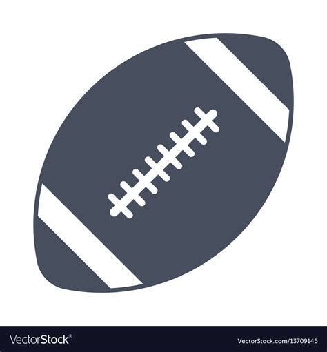 American Football Ball Royalty Free Vector Image