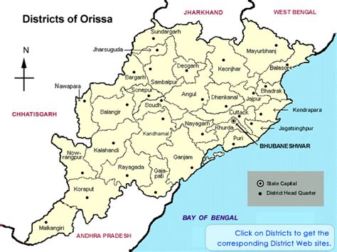 Districts Of Odisha Odisha Districts Websites With Information