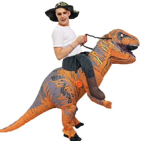 Buy Rafalacy Inflatable Dinosaur Costume For Adult Blow Up Ride On T