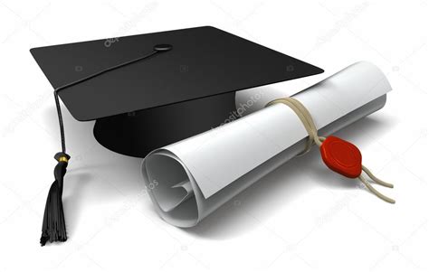 Diploma And Graduation Cap Stock Photo By ©gl0ck 10428559