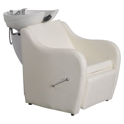 Buy Barberpub Backwash Ceramic Shampoo Bowl Sink Chair Station Spa